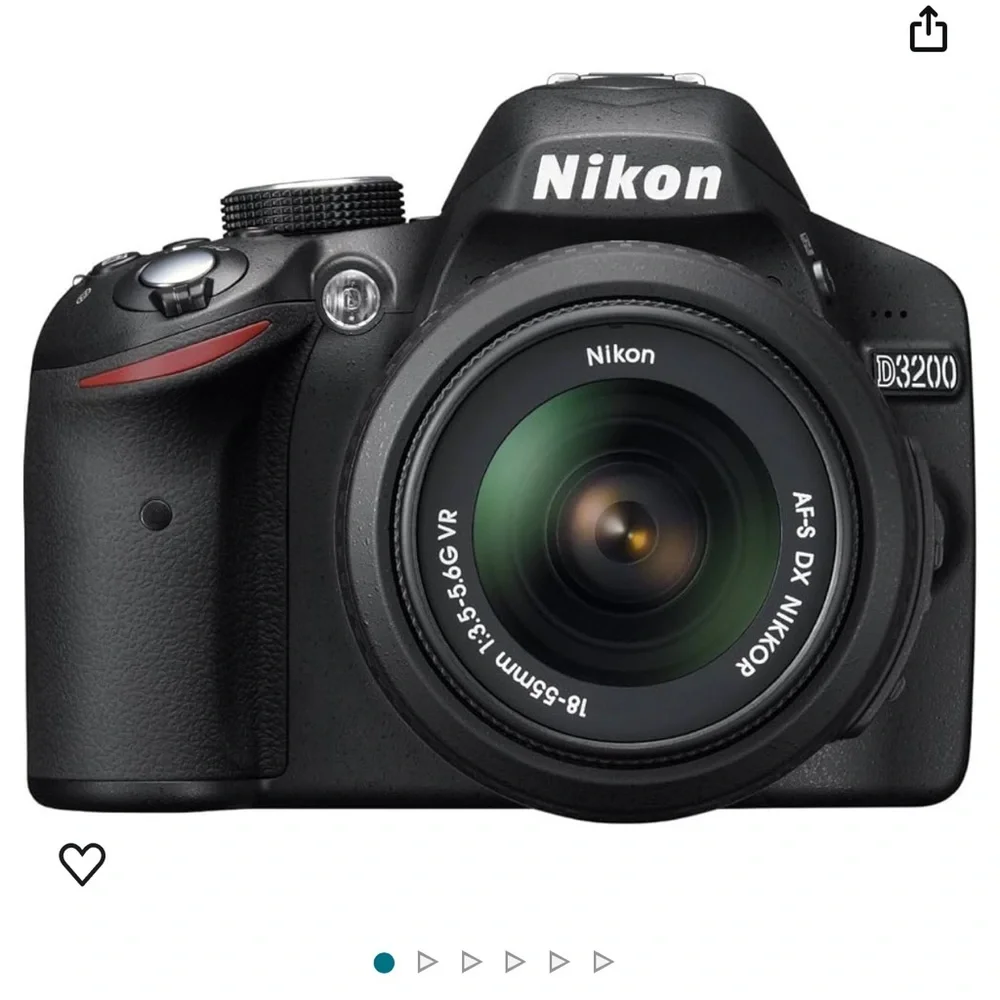 Nikon D3200 24.2 MP CMOS Digital SLR with 18-55mm f/3.5-5.6